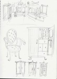 Hook's Cabin sketches