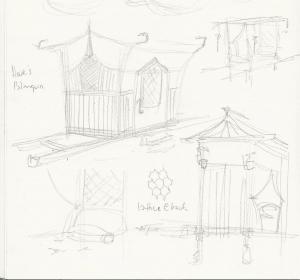 Hook's Palanquin sketches